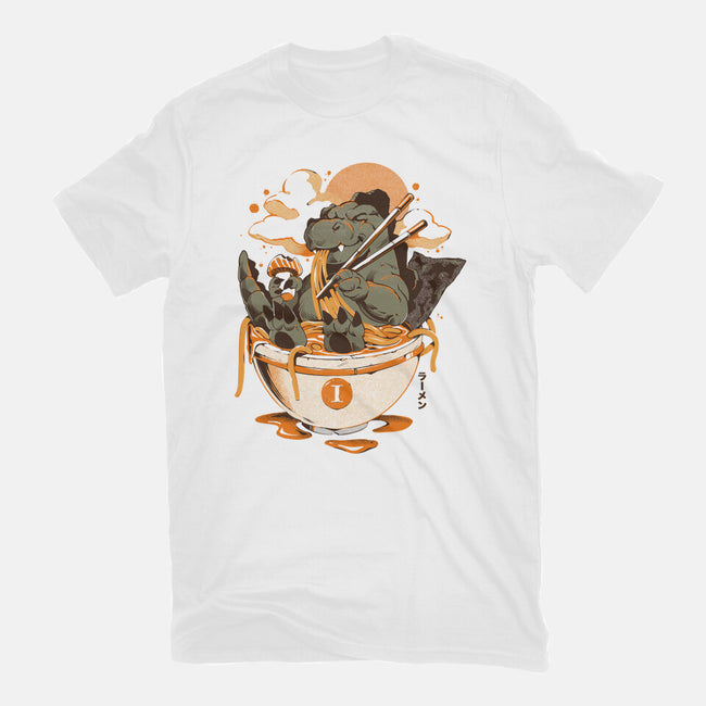 Monster's Ramen Bowl-Youth-Basic-Tee-ilustrata
