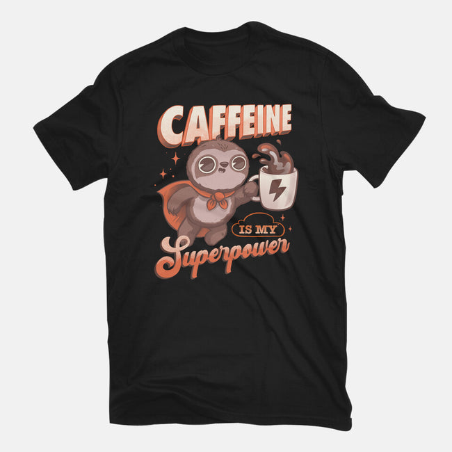 Caffeine Is My Superpower-Youth-Basic-Tee-ricolaa