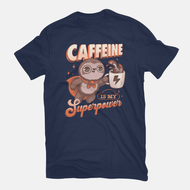 Caffeine Is My Superpower-Womens-Fitted-Tee-ricolaa