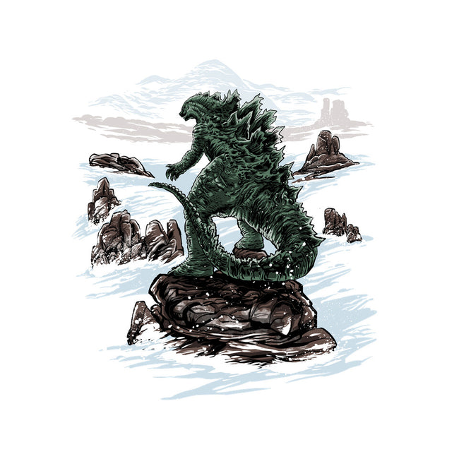 Kaiju Above The Sea Of Fog-Womens-Basic-Tee-zascanauta