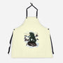 Kaiju Above The Sea Of Fog-Unisex-Kitchen-Apron-zascanauta