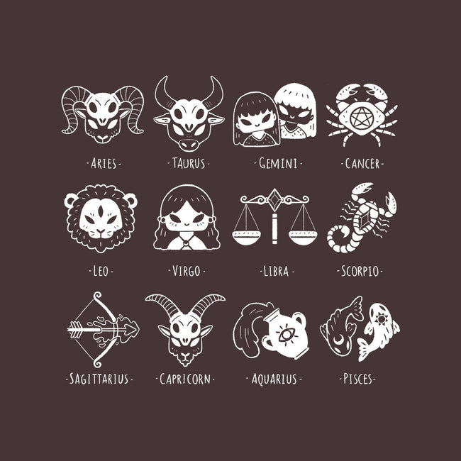 Black Zodiac-None-Stretched-Canvas-xMorfina
