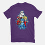 My Robot Family-Womens-Basic-Tee-nickzzarto