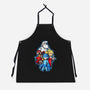 My Robot Family-Unisex-Kitchen-Apron-nickzzarto
