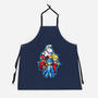 My Robot Family-Unisex-Kitchen-Apron-nickzzarto
