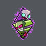 Invader And Robot-None-Glossy-Sticker-nickzzarto
