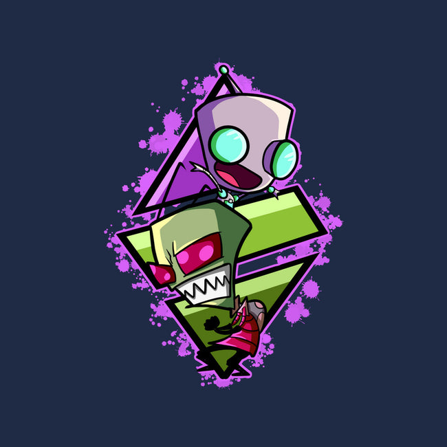 Invader And Robot-Mens-Premium-Tee-nickzzarto