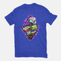 Invader And Robot-Unisex-Basic-Tee-nickzzarto