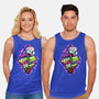 Invader And Robot-Unisex-Basic-Tank-nickzzarto