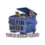 Get In Loser We're Eating Trash-Womens-Fitted-Tee-rocketman_art