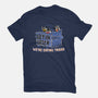 Get In Loser We're Eating Trash-Womens-Fitted-Tee-rocketman_art