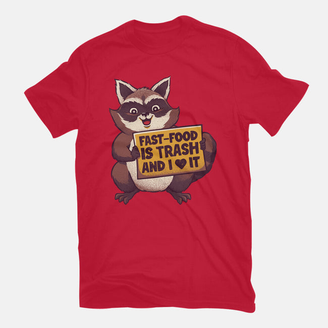 Fast Food Is Trash-Mens-Premium-Tee-tobefonseca