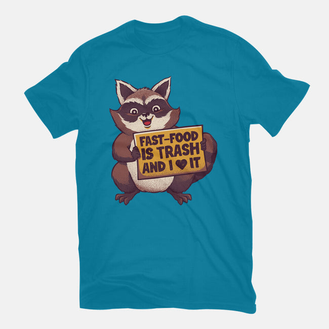 Fast Food Is Trash-Mens-Premium-Tee-tobefonseca
