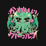 Cutethulhu Loves-Womens-Basic-Tee-ilustrata