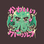 Cutethulhu Loves-Womens-Basic-Tee-ilustrata