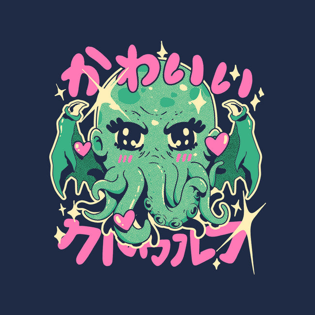 Cutethulhu Loves-Womens-Basic-Tee-ilustrata