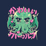 Cutethulhu Loves-Womens-Basic-Tee-ilustrata