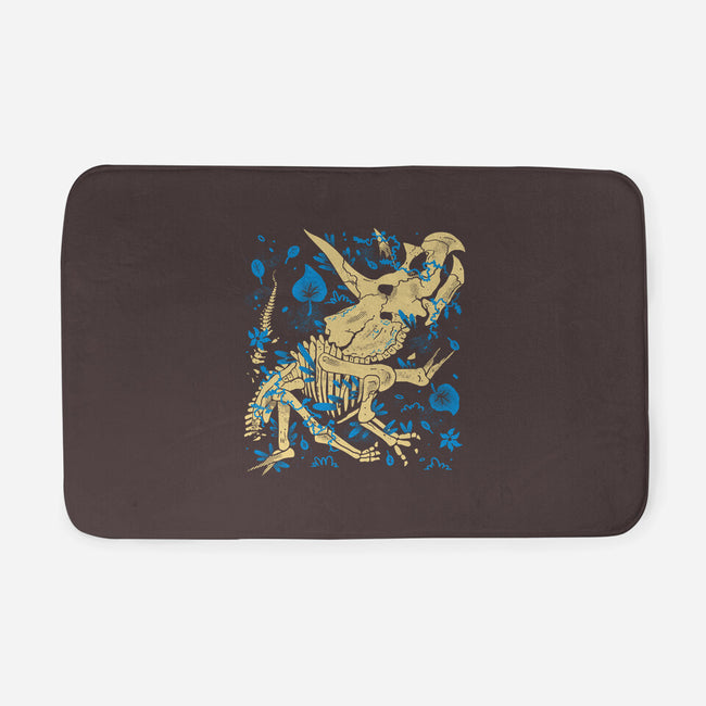 Jurassic Triceratops-None-Memory Foam-Bath Mat-estudiofitas