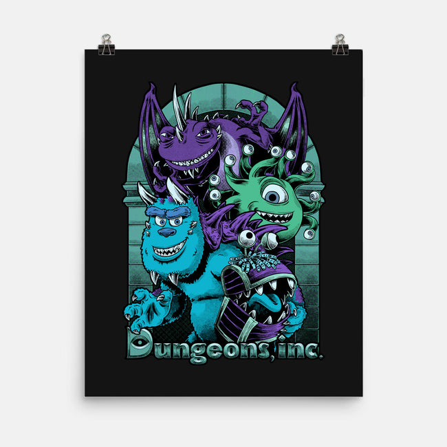 Dungeons Inc-None-Matte-Poster-Studio Mootant