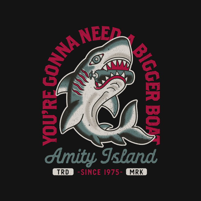 Amity Island Shark Tattoo-Unisex-Basic-Tee-Nemons