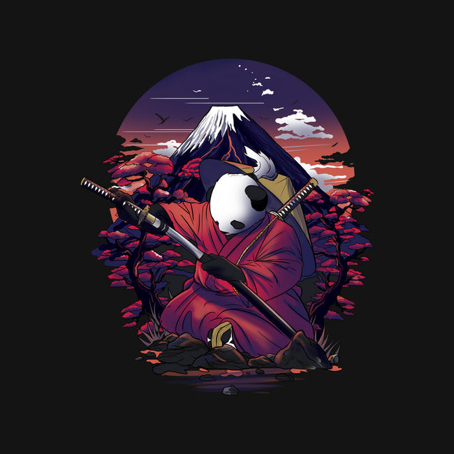 Samurai Panda Warrior-Unisex-Basic-Tee-fanfabio