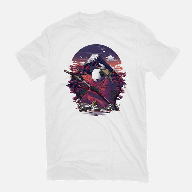 Samurai Panda Warrior-Unisex-Basic-Tee-fanfabio