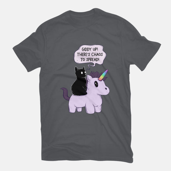 Chaos To Spread-Unisex-Basic-Tee-Jess.Adams.Creates