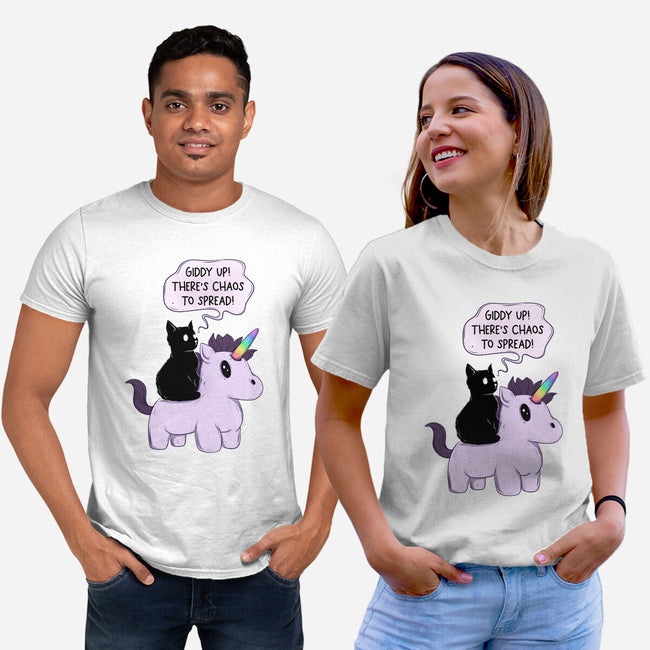 Chaos To Spread-Unisex-Basic-Tee-Jess.Adams.Creates