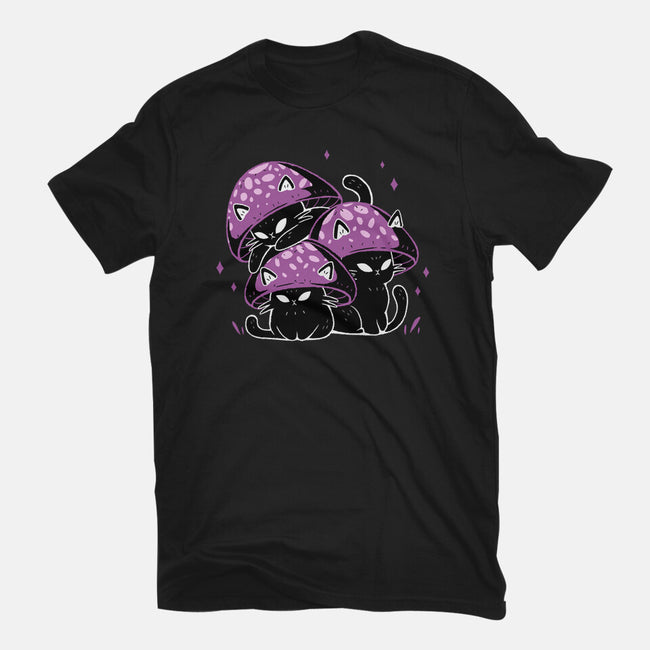 Mushroom Cats-Youth-Basic-Tee-xMorfina