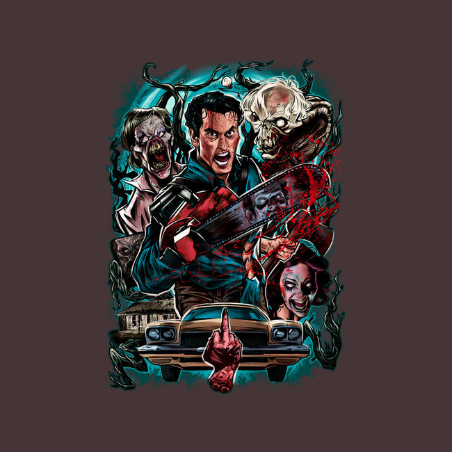 Kicking The Devil-None-Polyester-Shower Curtain-Conjura Geek