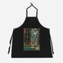 Galactic Empire In Japanese Forest-Unisex-Kitchen-Apron-DrMonekers