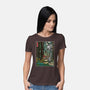 Galactic Empire In Japanese Forest-Womens-Basic-Tee-DrMonekers