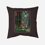 Galactic Empire In Japanese Forest-None-Removable Cover-Throw Pillow-DrMonekers