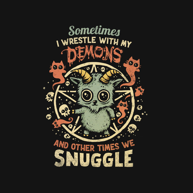 I Wrestle With My Demons-Unisex-Zip-Up-Sweatshirt-kg07
