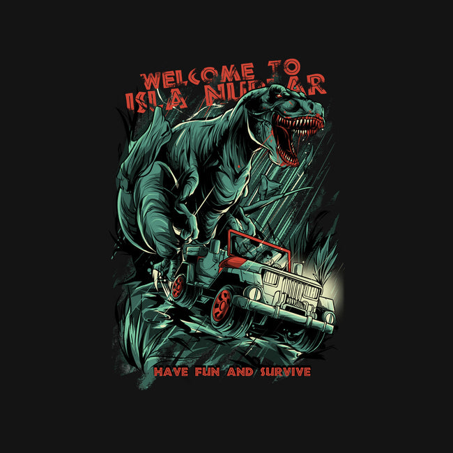 Welcome To Isla Nublar-None-Stretched-Canvas-Guilherme magno de oliveira