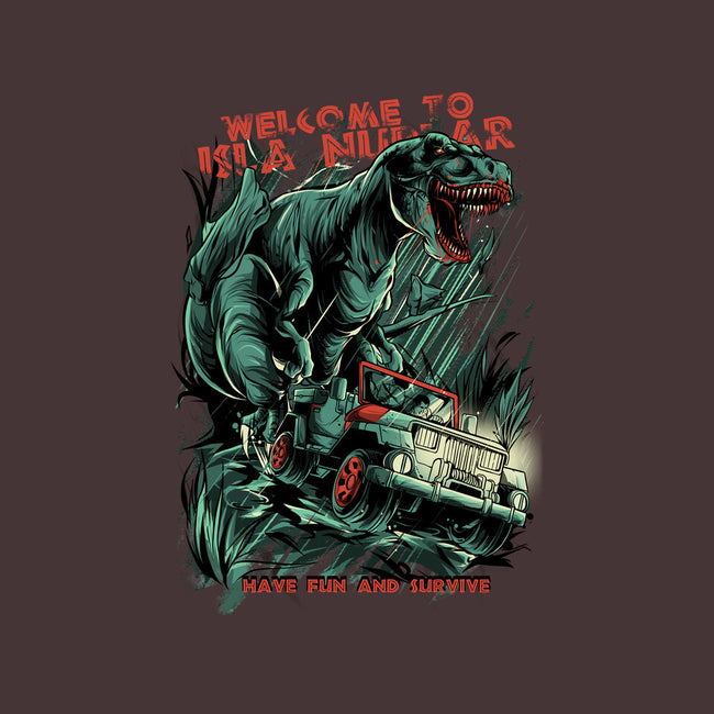 Welcome To Isla Nublar-None-Stretched-Canvas-Guilherme magno de oliveira