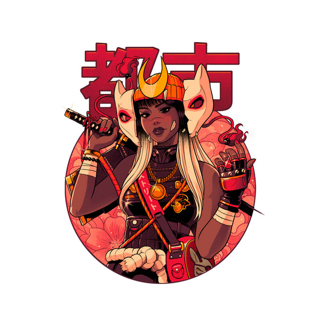 Usagi Urban Samurai-Womens-Fitted-Tee-Bruno Mota