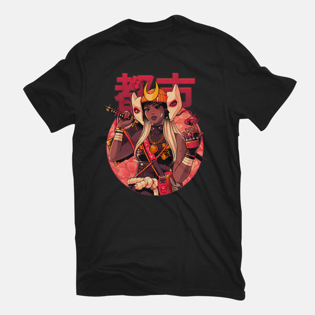 Usagi Urban Samurai-Womens-Fitted-Tee-Bruno Mota