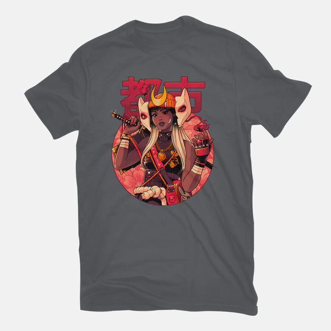 Usagi Urban Samurai-Womens-Fitted-Tee-Bruno Mota