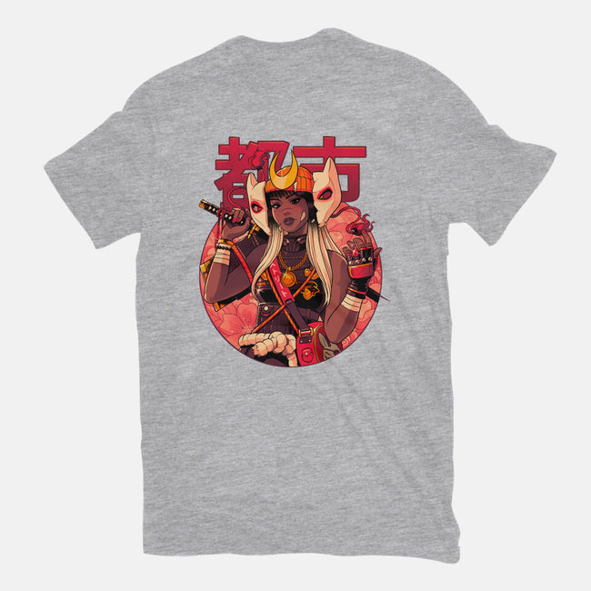 Usagi Urban Samurai-Womens-Fitted-Tee-Bruno Mota