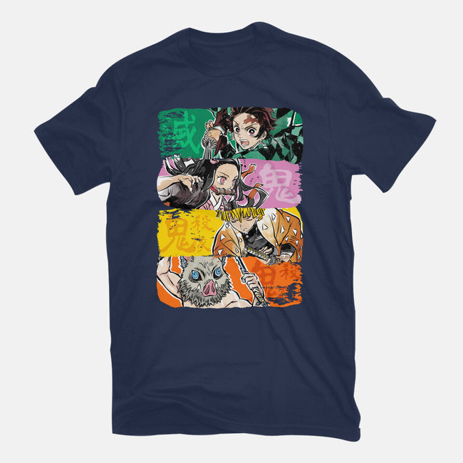 Demon Brushstrokes-Youth-Basic-Tee-DrMonekers