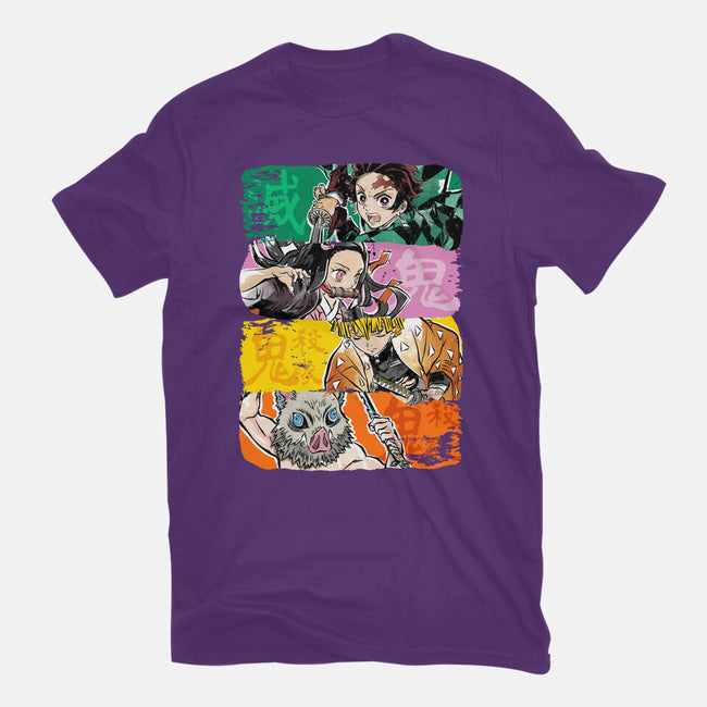 Demon Brushstrokes-Youth-Basic-Tee-DrMonekers