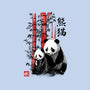 Panda And Cub Sumi-e-None-Glossy-Sticker-DrMonekers