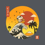 The Great Beagle Off Kanagawa-Mens-Basic-Tee-retrodivision