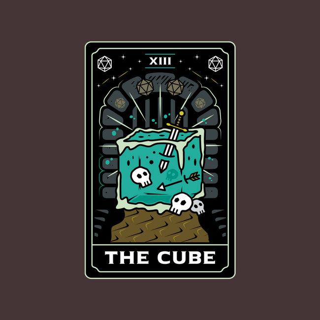 The Cube Tarot Card-None-Memory Foam-Bath Mat-Logozaste