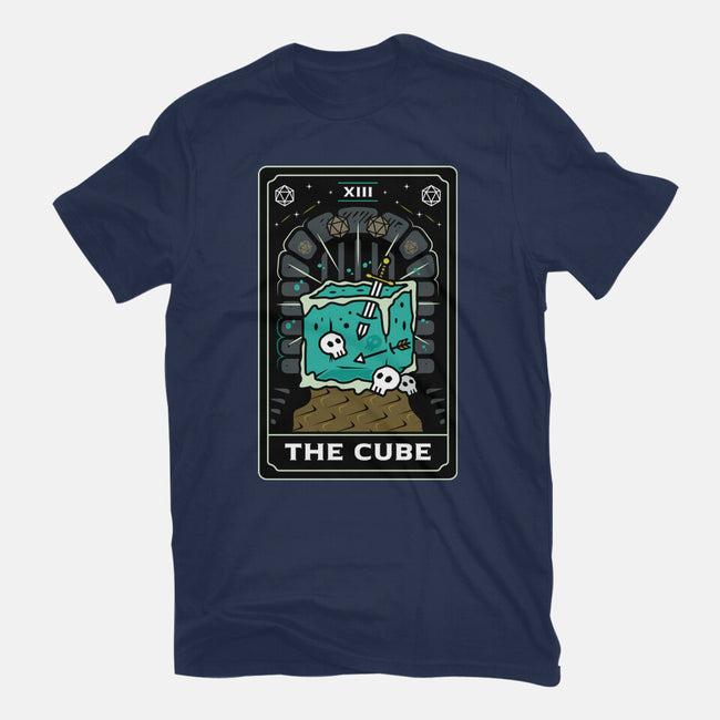 The Cube Tarot Card-Mens-Heavyweight-Tee-Logozaste