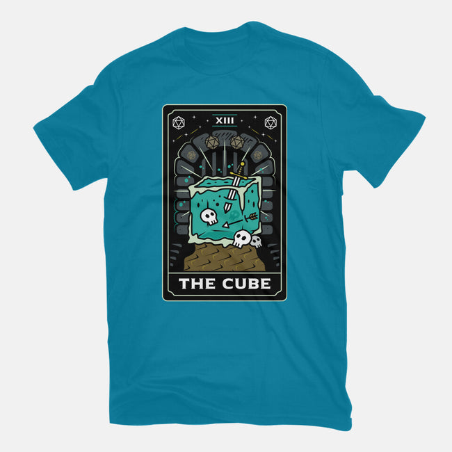 The Cube Tarot Card-Mens-Heavyweight-Tee-Logozaste