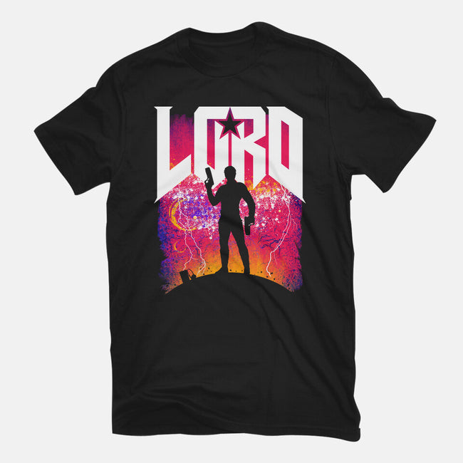 Star Lord-Womens-Basic-Tee-rocketman_art