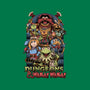 Dungeons And Waka Waka-None-Stretched-Canvas-Studio Mootant