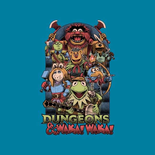 Dungeons And Waka Waka-None-Fleece-Blanket-Studio Mootant